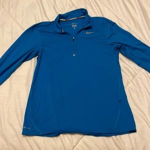 Nike Dri-Fit Pull-Over — S — Teal Blue